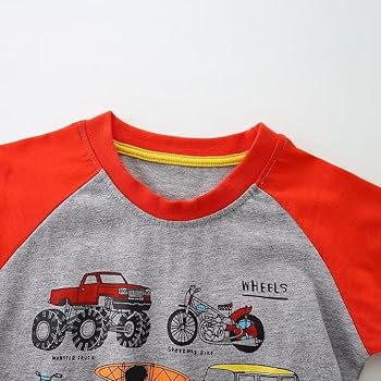 Amazon.com: Huata Baby Boys T-Shirt 2 Packs Short Sleeve